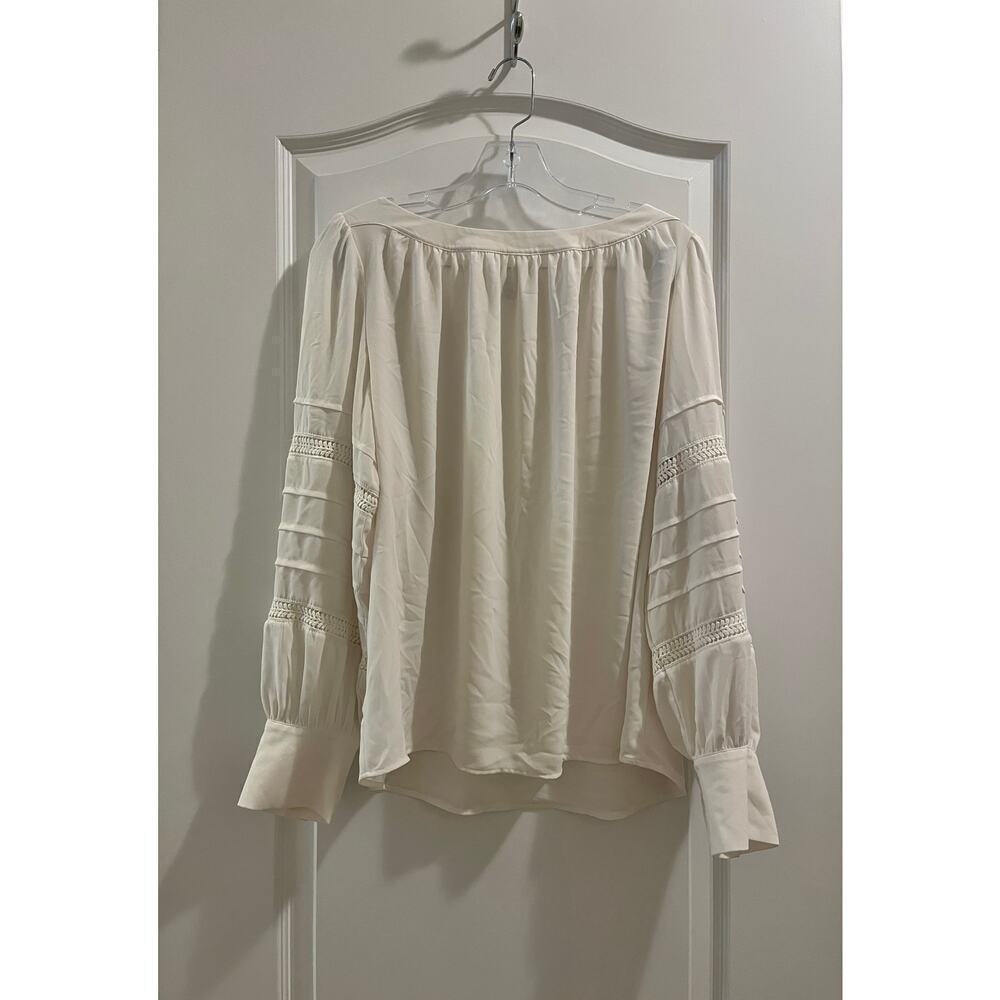 Loft Blouse with Laced Sleeve Detail
